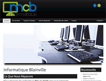 Tablet Screenshot of mcbinformatique.com